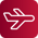 Icon_ Red_ Plane 1 Streamline Streamline Light 3.0